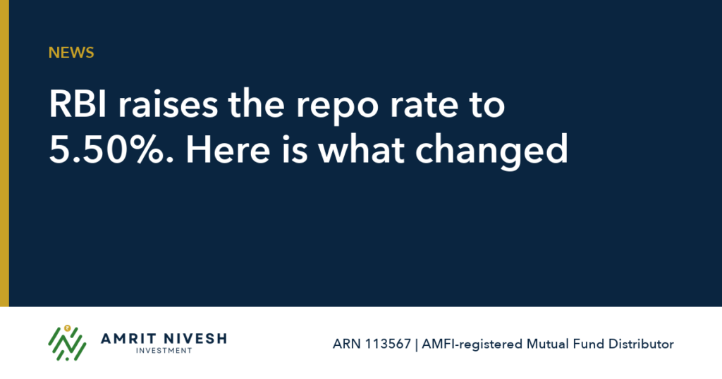 RBI raises the repo rate to 5.50%. Here is what changed